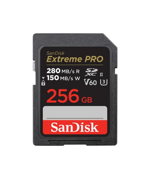SanDisk Extreme PRO 256GB V60 SD cards resmi