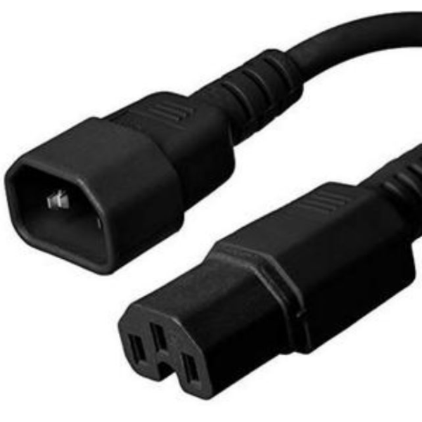 PWR CORD 15A ROW/USA C14 C15 resmi