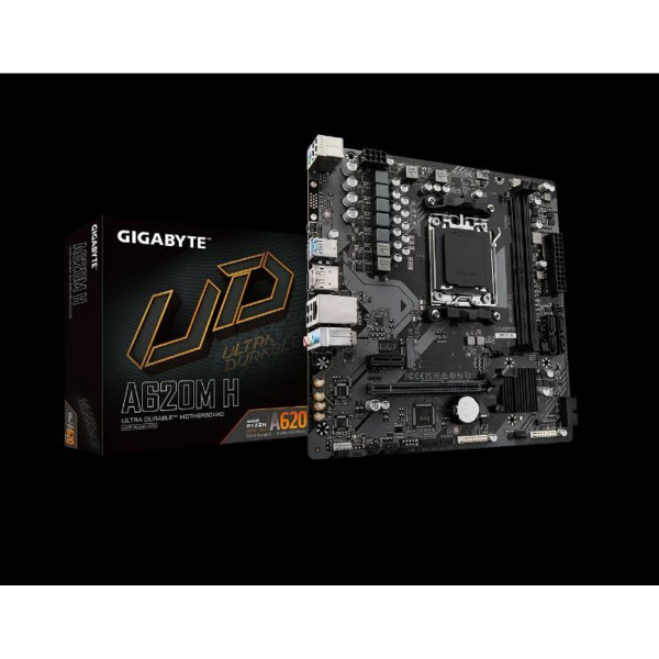 A620M-H 6400 MHz OC DDR5 AM5 M.2 HDMI DisplayPort MicroATX Anakart resmi