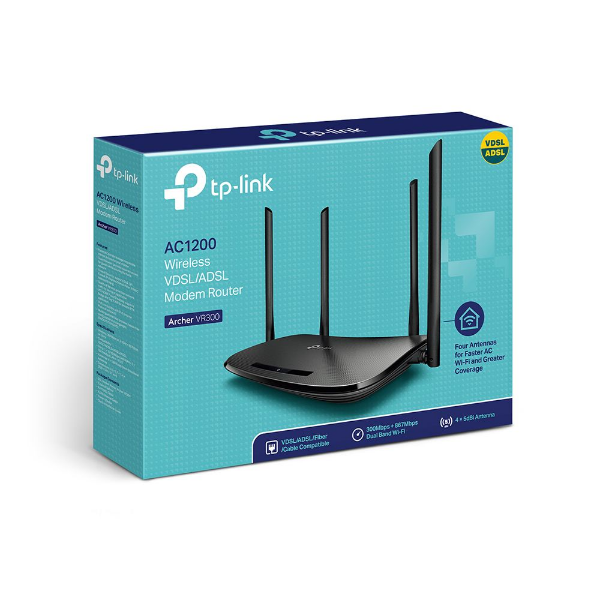 1200Mbps Wireless VDSL/ADSL Modem Router resmi