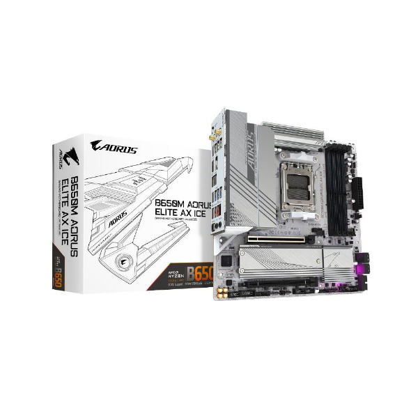 B650MAELITEAXICE 8000MHz OC DDR5 AM5 M.2 HDMI DP Micro-ATX Anakart resmi