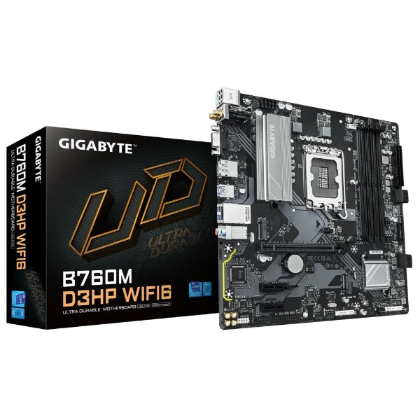 B760M-D3HP-WIFI6 5600MHz OC DDR5 LGA1700 M.2 HDMI DP MicroATX Anakart resmi