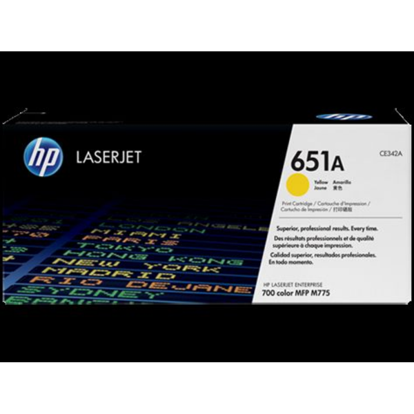 No 651A Sarı 16000 Sayfa Lazer Toner resmi