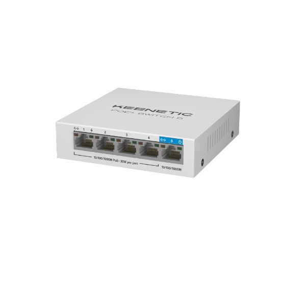 PoE+ Switch 5 1x1Gbit 4x1Gbit PoE+ Port IEEE 802.3af/at 60Watt resmi
