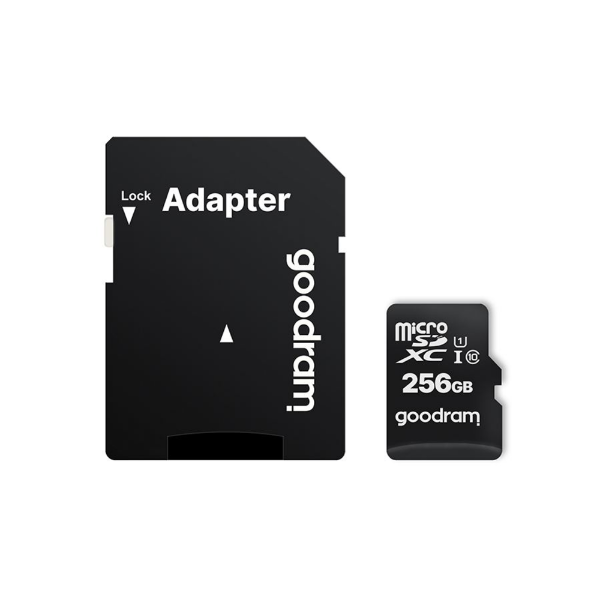 256GB MICRO CARD cl 10 UHS I + adapter resmi