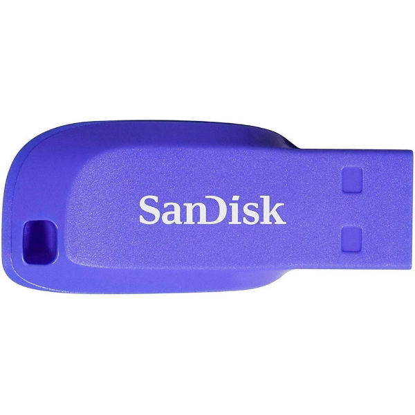 16GB Cruzer Blade USB2.0 Electric Blue USB Bellek resmi