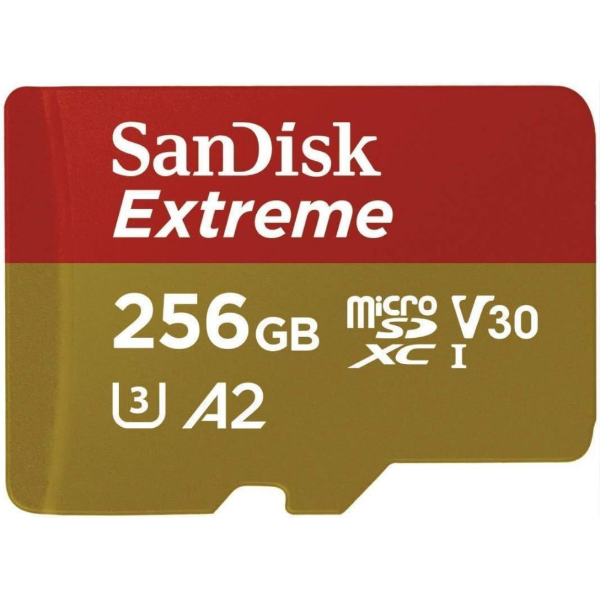 256GB Extreme microSD UHS I Card 190MB/s 130MB/s resmi