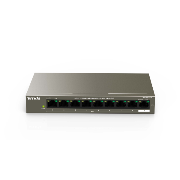 8 Port 10/100 PoE 9 Port Switch resmi