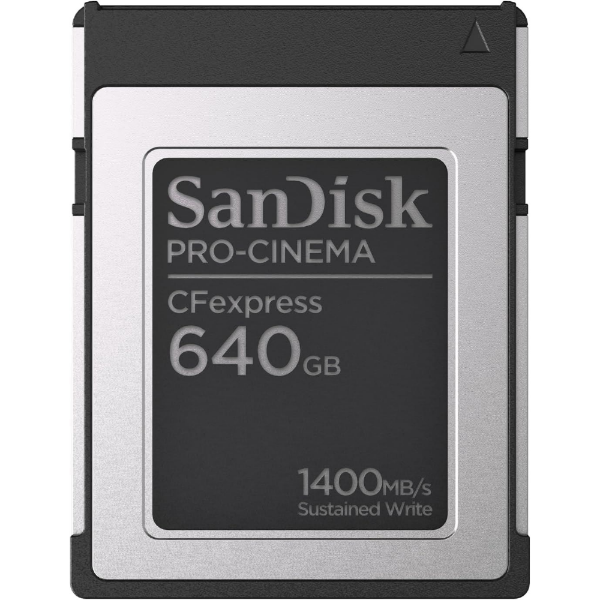 640GB PRO-CINEMA 1700 MB/s CFexpress Type-B Card resmi