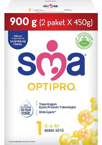 SMA Optipro 1 Devam Sütü 450 gr 2'li