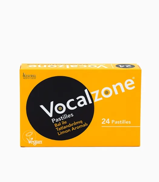 Vocalzone Ballı Limonlu Pastil 24'lü