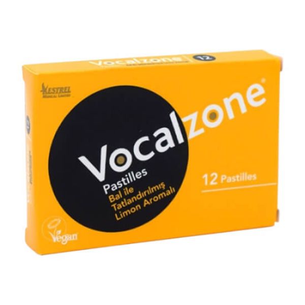 Vocalzone Ballı Limonlu Pastil 12'li