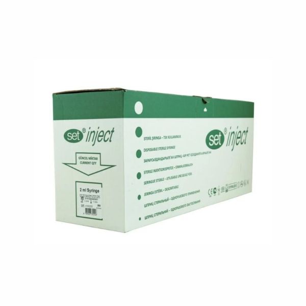 Tıbset Enjektör 3 Parça 10 cc Yeşil 150'li