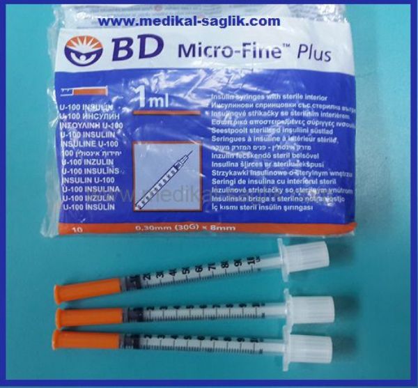 Microfine İnsülin Enjektör 1ml 10'lu