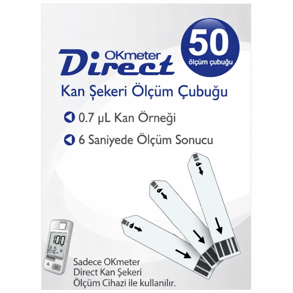 Direct Okmeter Strip 50'li