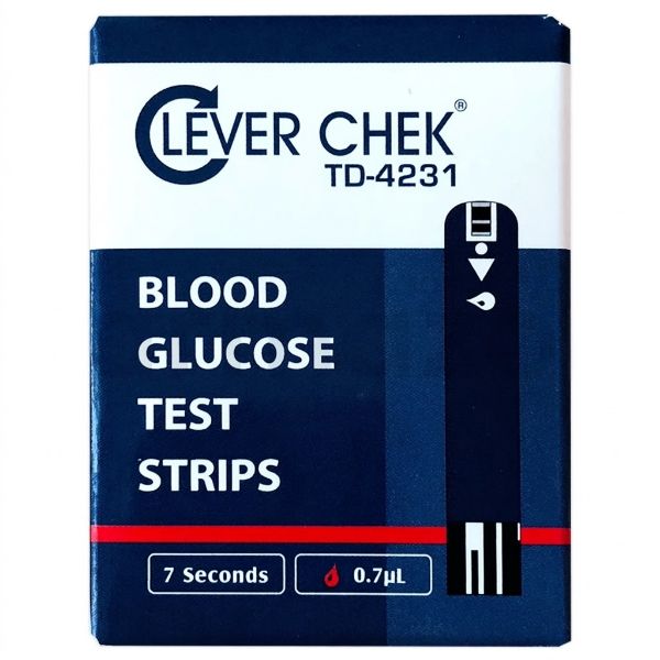 Clever Chek TD-4231 Kan Şekeri Ölçüm Stripi 50'li